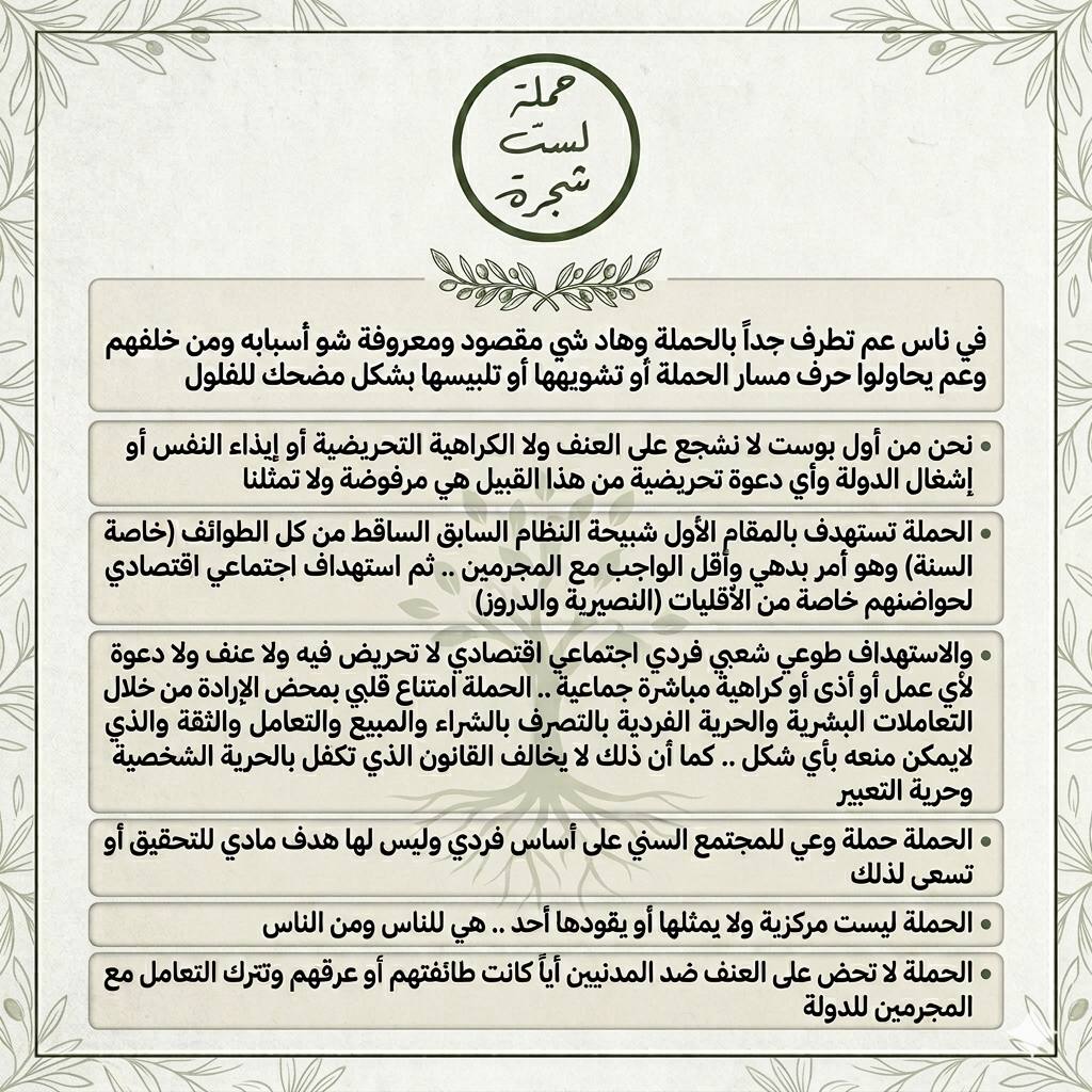 صورة 1 من حملة لستَ شجرة